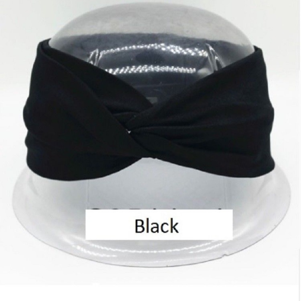 Women's Solid Turban Twist Headband Yoga - Picture 7 of 7